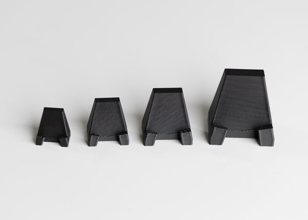 3D Printed Coin Stand Set β 4 Sizes for Coins & Bullion β Black or White Display Holders