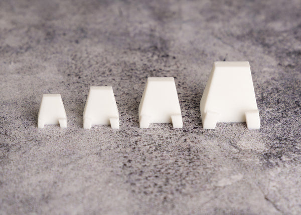 3D Printed Coin Stand Set β 4 Sizes for Coins & Bullion β Black or White Display Holders