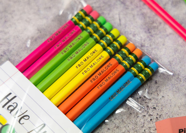 Laser Engraved Personalized Pencils