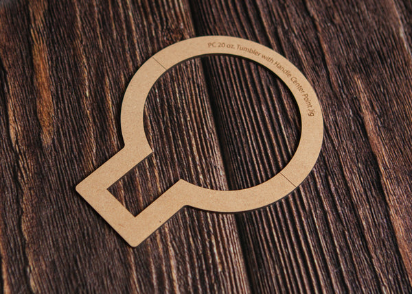 Polar Camel Travel Mug Centering Guide for 20 ounce travel mug with handle.