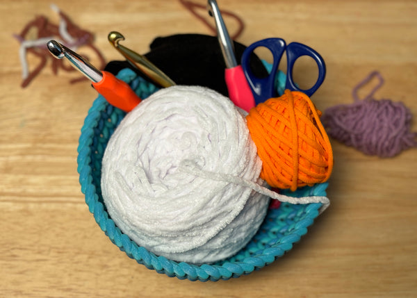 Handcrafted 3D Printed Knitted Bowl | 6.5" Diameter | Home Decor Accent