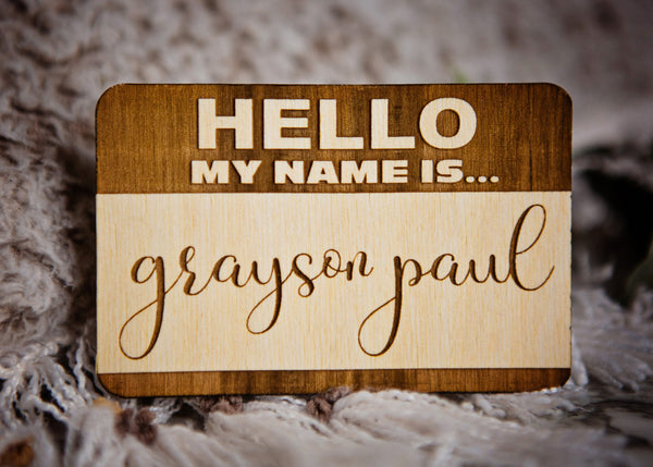 Hello My Name Is...baby sign