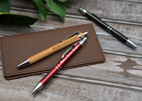 Custom Ink Pens - Laser Engraved