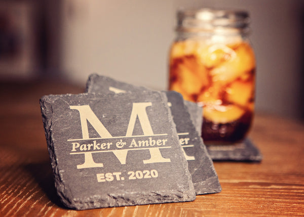 Personalized Slate Coasters