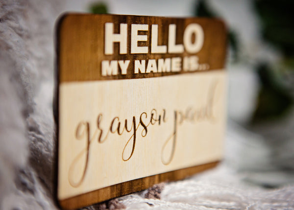 Hello My Name Is...baby sign