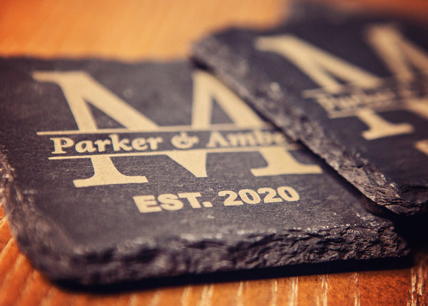 Personalized Slate Coasters