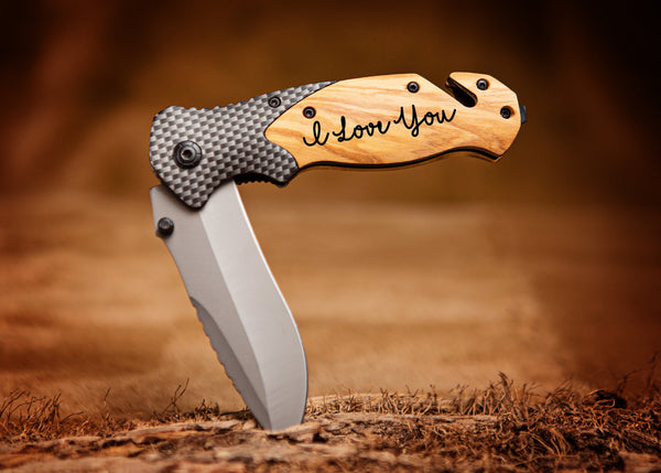 Engraved Pocket Knife