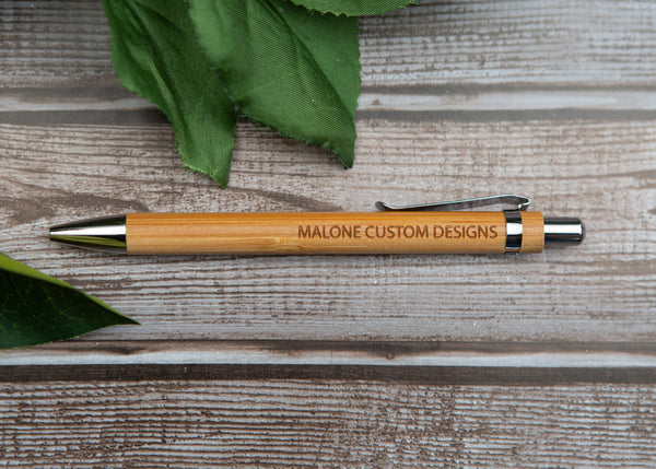 Custom Ink Pens - Laser Engraved