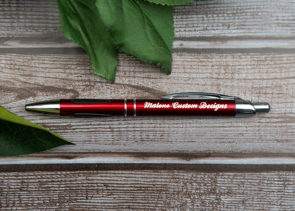 Custom Ink Pens - Laser Engraved