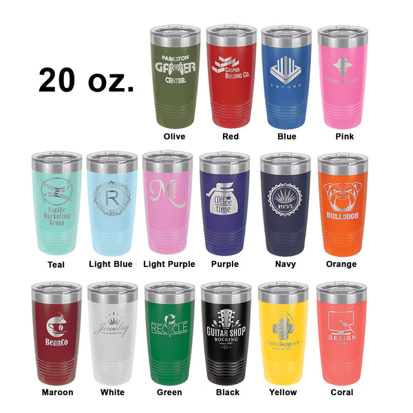 Custom Engraved Stainless Steel Tumblers