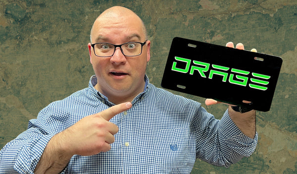 Personalized Metal License Plate Full Color