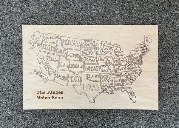 Travel Map - United States