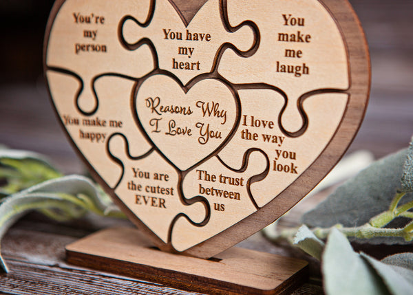 Heart Puzzle - Reasons Why I Love You