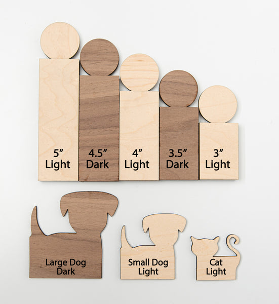 Minimalist Block Family Figures