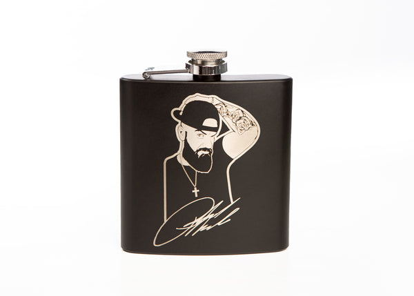 Rich Malone 6 ounce stainless steel flask!