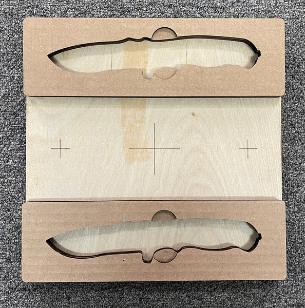Laser Jig For Pocket Knife Engraving - File Only - Template SVG, AI, & PDF