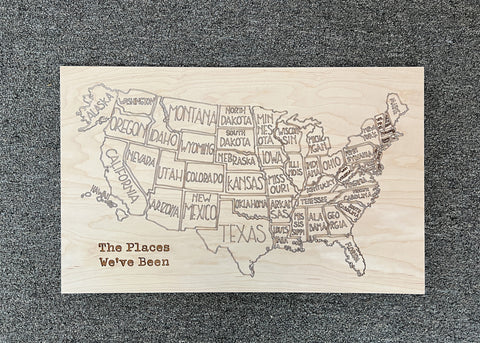 Travel Map - United States