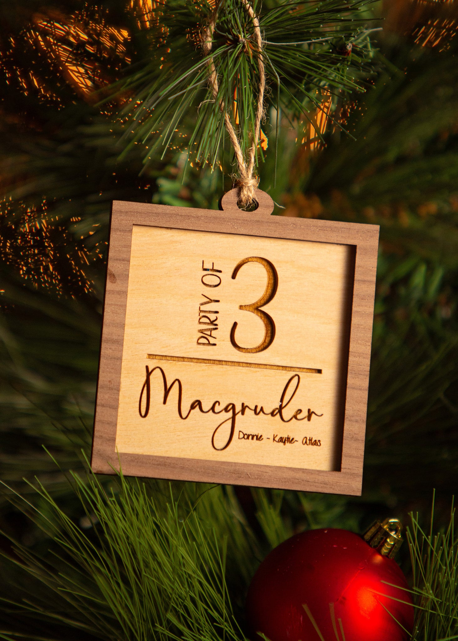 Party Of... Christmas Ornament