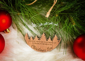 Christmas Eve Ornament Dual Layered