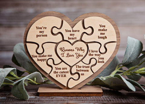 Heart Puzzle - Reasons Why I Love You