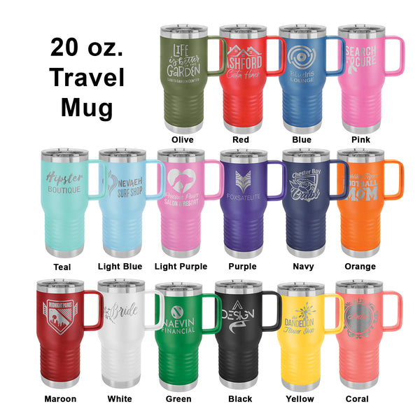 Custom Engraved Stainless Steel Tumblers